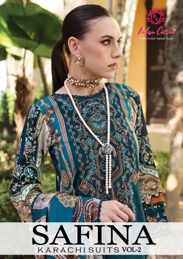 Nafisa Safina Vol 2 Karachi Cotton Dress Material Collection